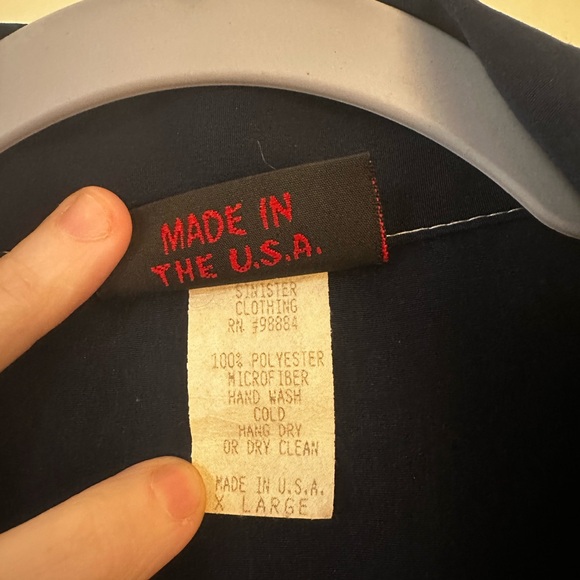 Y2K 90s Vintage Sinister Clothing Mudflap Girls Bowling Button Down Shirt - Picture 4 of 5